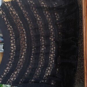 Max Studio lace mini skirt